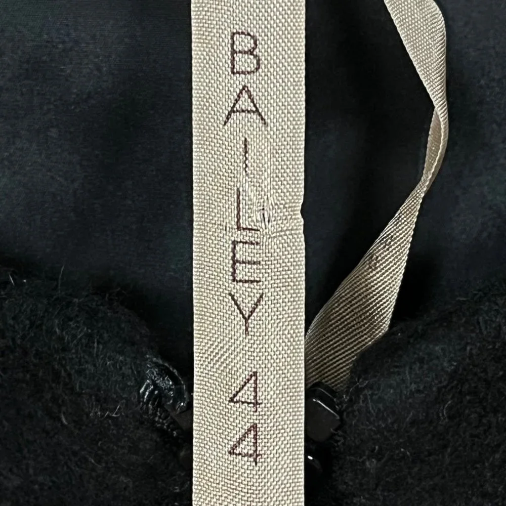 Bailey 44 Houndstooth Wool Blend Crop Zip Jacket Sweater Small‎ Old Money Preppy - Picture 7 of 8